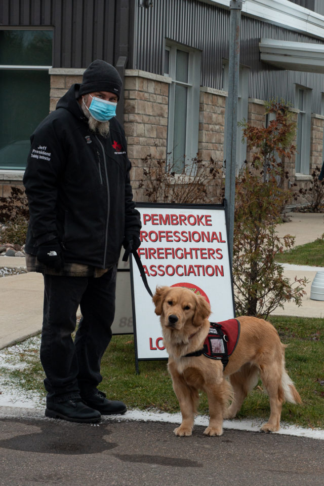 service dog for firefighters